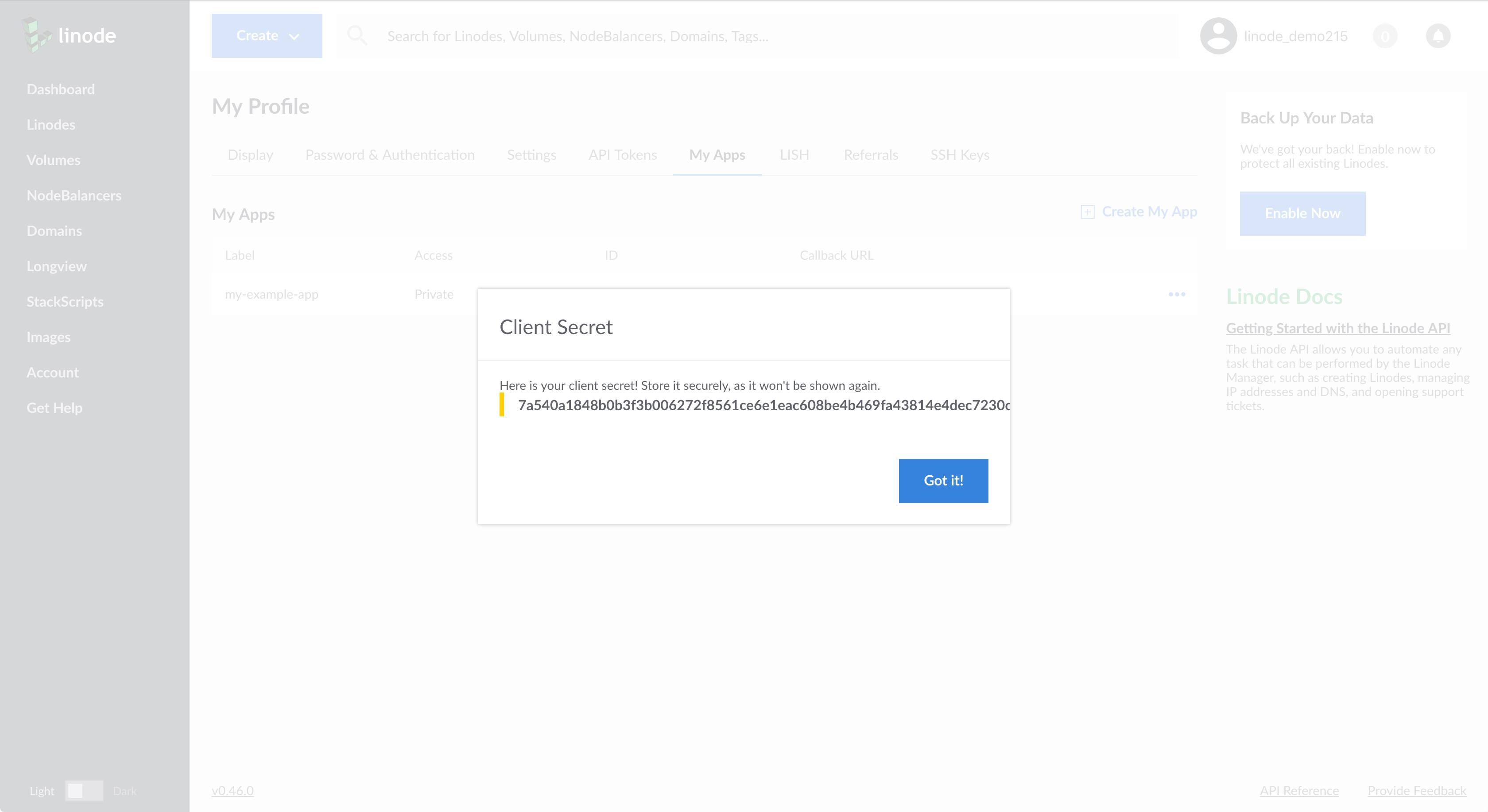 OAuth Account Profile OAuth Account Profile